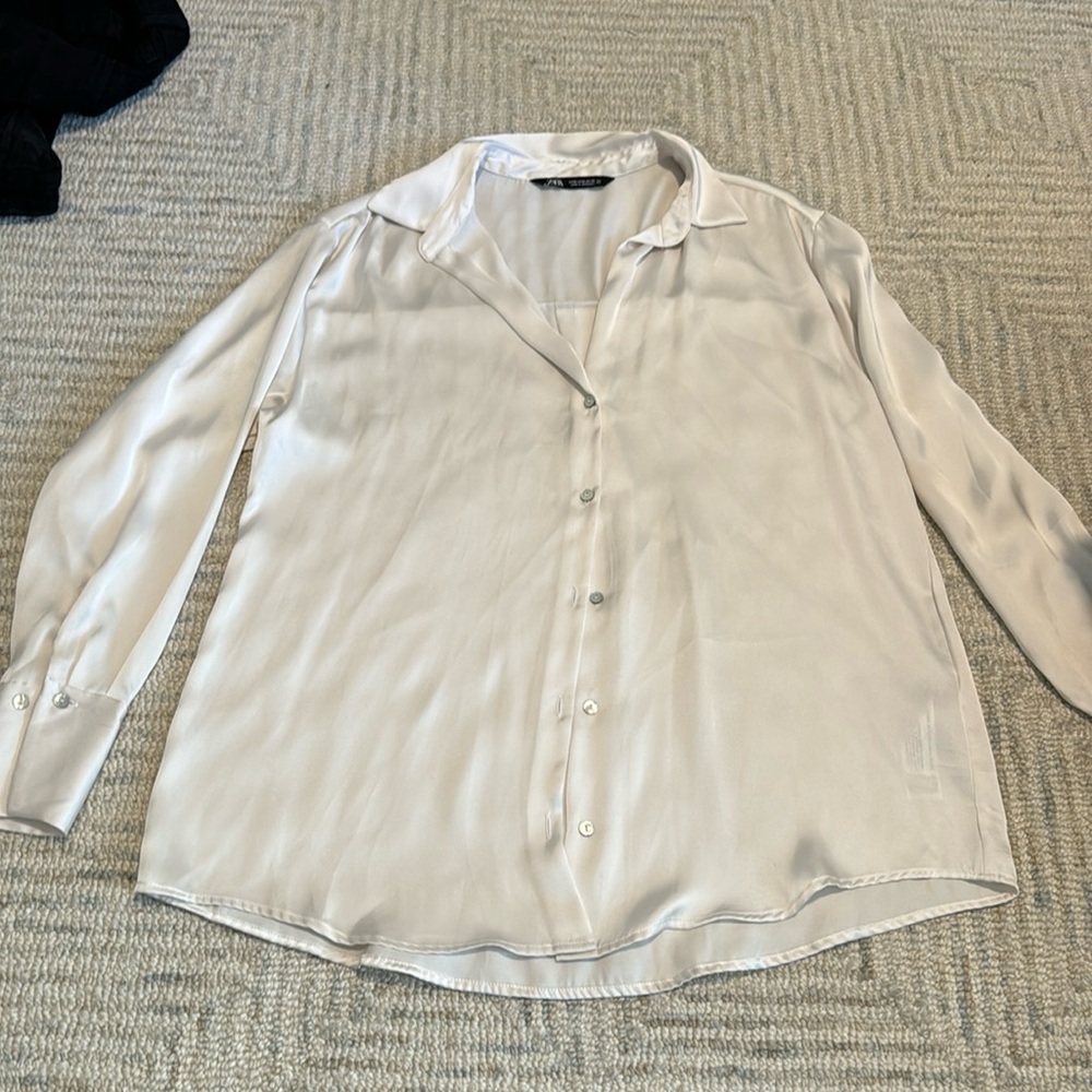 Zara Silk Buttondown